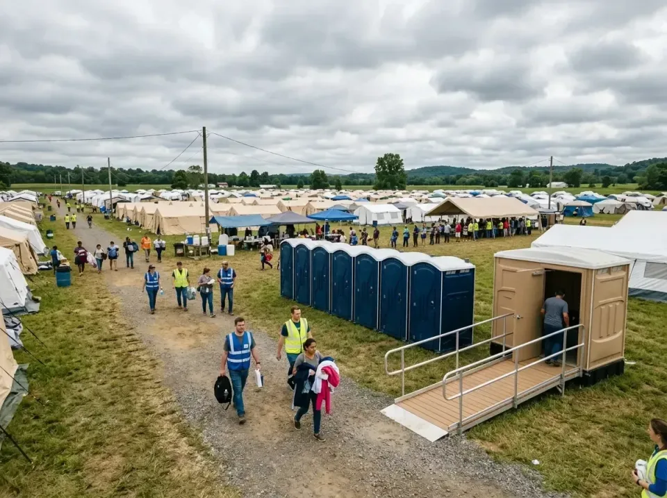 disaster-relief-camp-restrooms-010 — frequently asked questions, Dumpster & Portable Bathrooms Rental in White Sulphur Sprin…